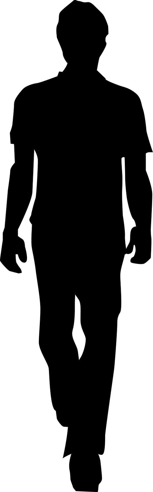 clip art silhouette man - photo #45