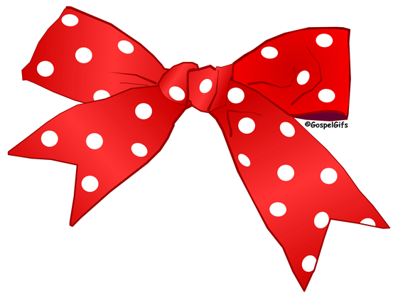 Original Free Christian Clip Art: Red Christmas Ribbon