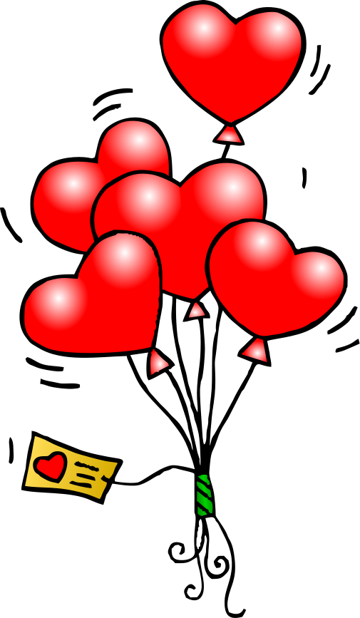 Heart Balloons T | Free Images - vector clip art ...