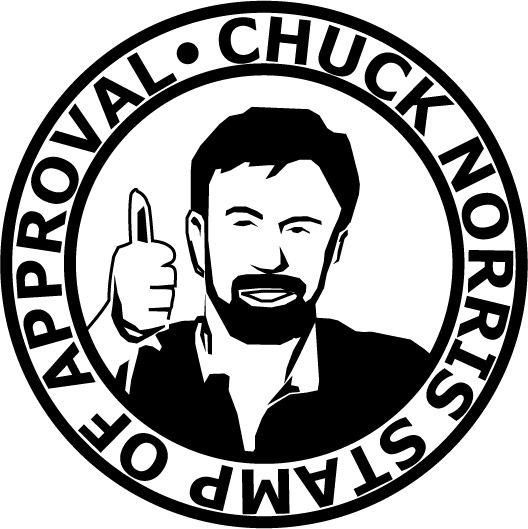 chuck norris stamp of approval