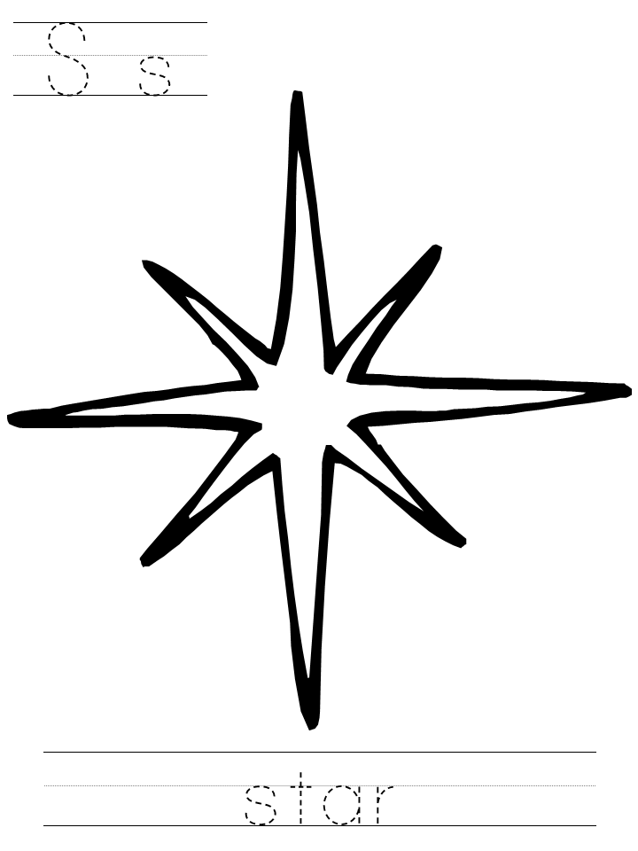 north star drawing