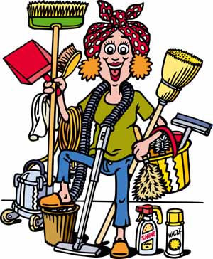 Church Cleaning Clipart