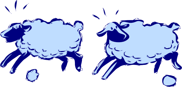 2 Sheep Cartoon - ClipArt Best