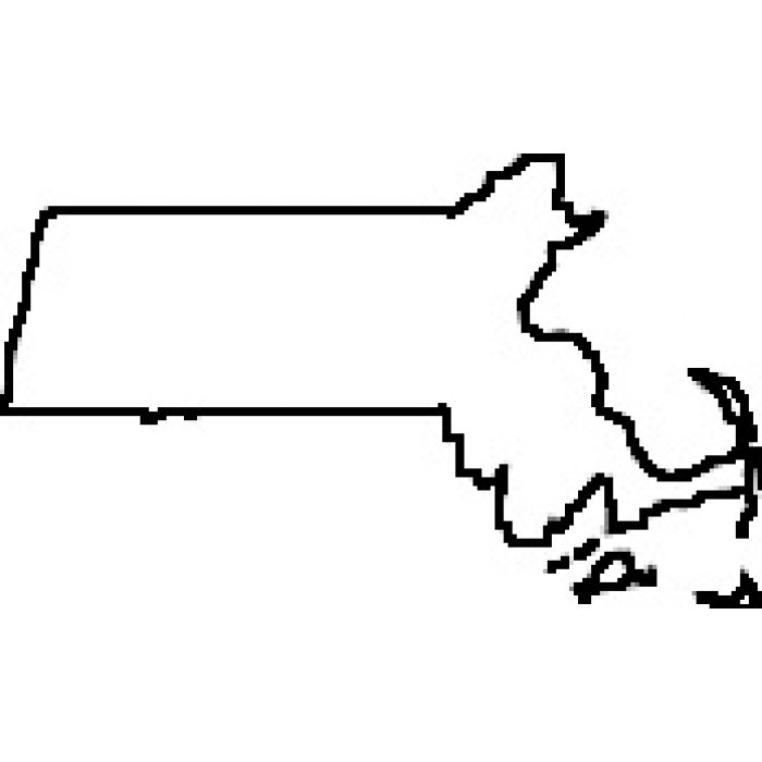 Free clipart of massachusetts map outline