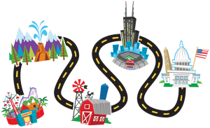 Road Map Clipart - Free Clipart Images