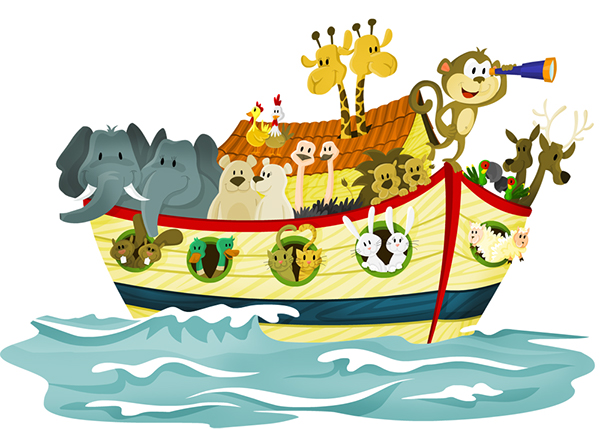 Children's Bible - Noah's Ark on Behance