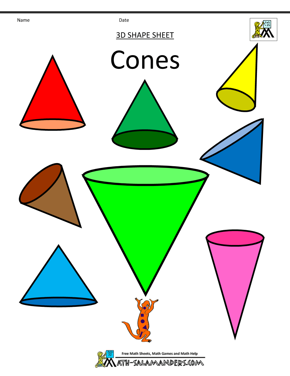 Cone 3 D Shape | Free Download Clip Art | Free Clip Art | on ...