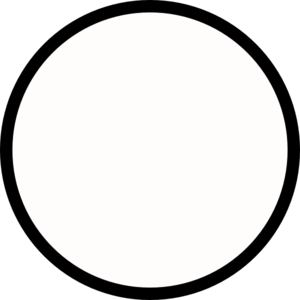 Black circle outline clipart