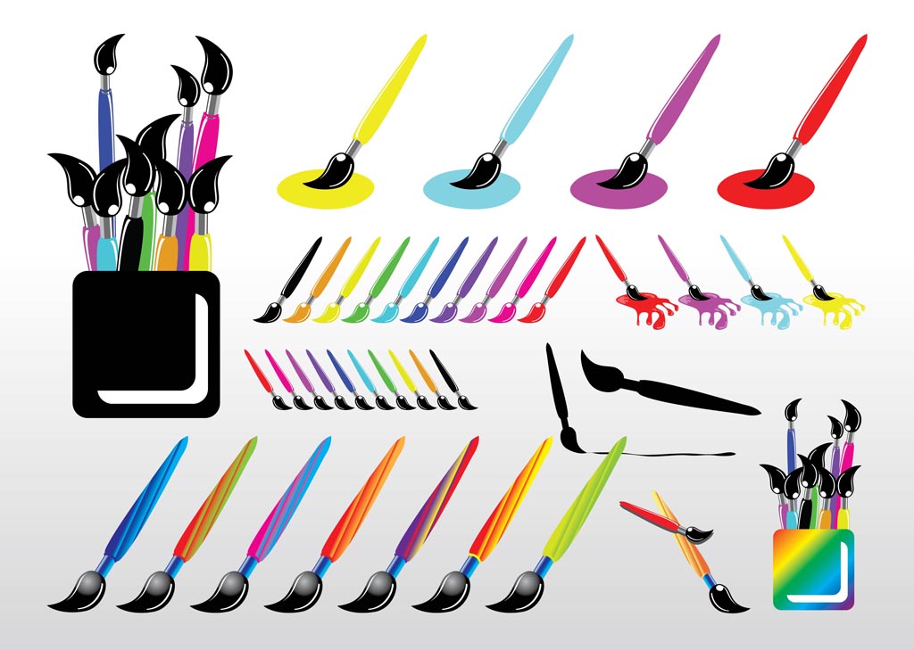 Paint Brushes Images | Free Download Clip Art | Free Clip Art | on ...