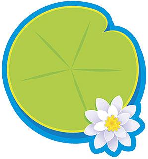Best Photos of Large Lily Pad Template - Lily Pad Outline Template ...
