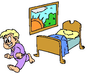 Getting Up Clipart
