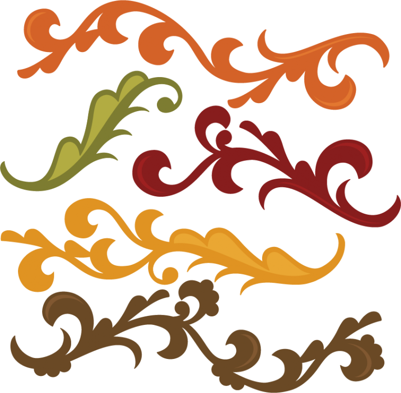 Fall Flourishes SVG autumn svg file svg files for scrapbooking ...