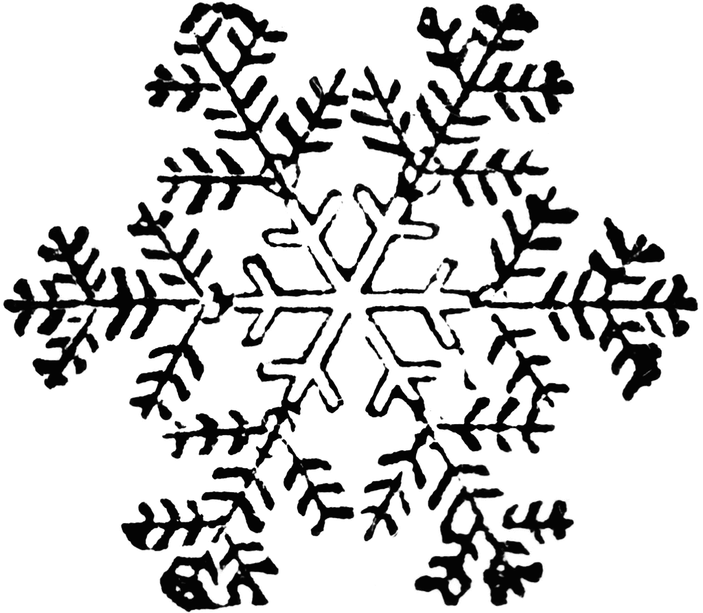 Snowflake Line Drawing ClipArt Best