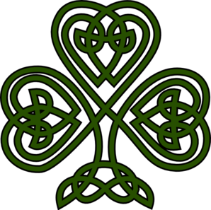 Celtic Shamrock clip art - vector clip art online, royalty free ...