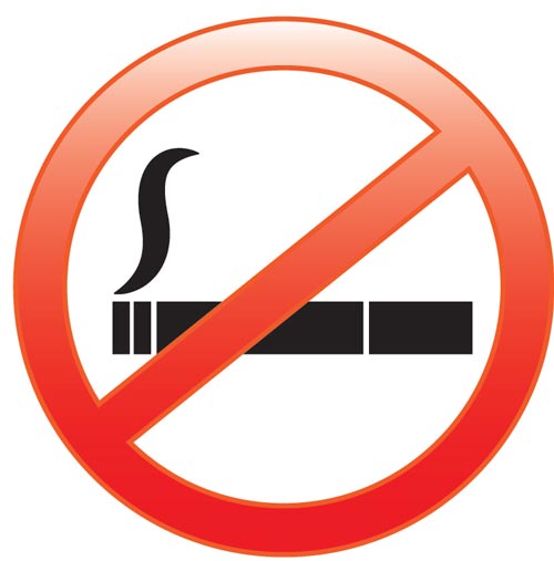 No smoking symbol vectors