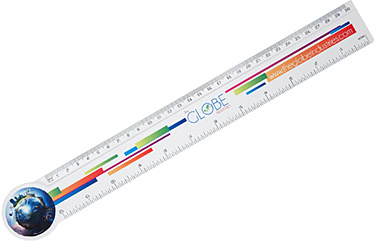 30cm Circle Shaped Rulers - GoPromotional