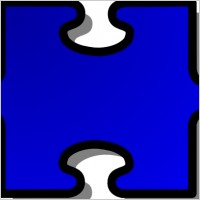 Blue jigsaw puzzle piece Free vector for free download (about 27 ...