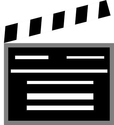Free Stock Photos | Illustration Of A Movie Clapboard | # 7514 ...