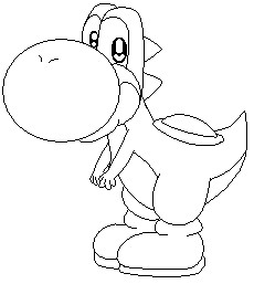 Yoshi Coloring Pages 2 | Coloring Pages To Print