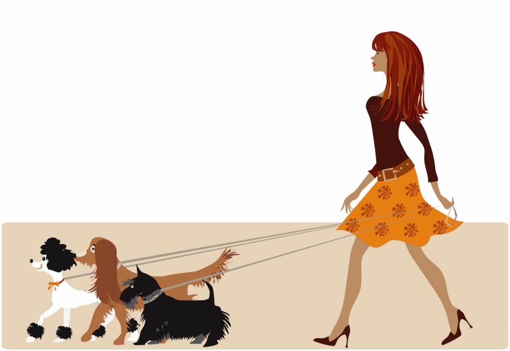 Cartoon Dog Walking - ClipArt Best