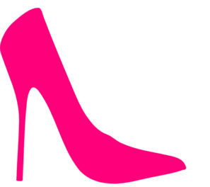 Pink White Heels clip art - vector clip art online, royalty free ...