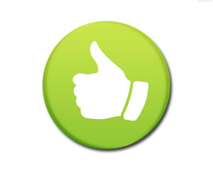 Rating Thumbs Up and Down Symbols (PSD)