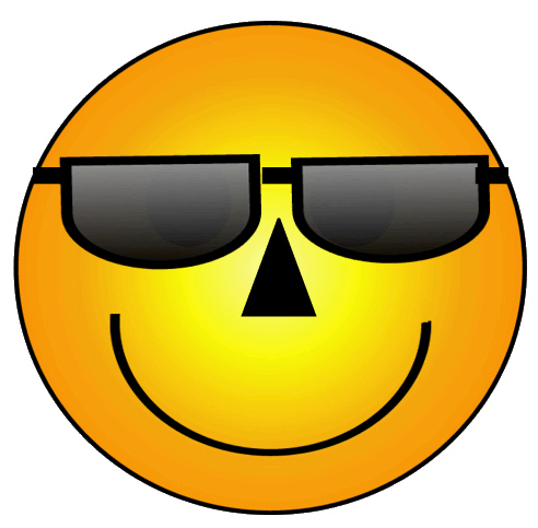 yellow smiley face with sunglasses lge 8 cm | Flickr - Photo Sharing!