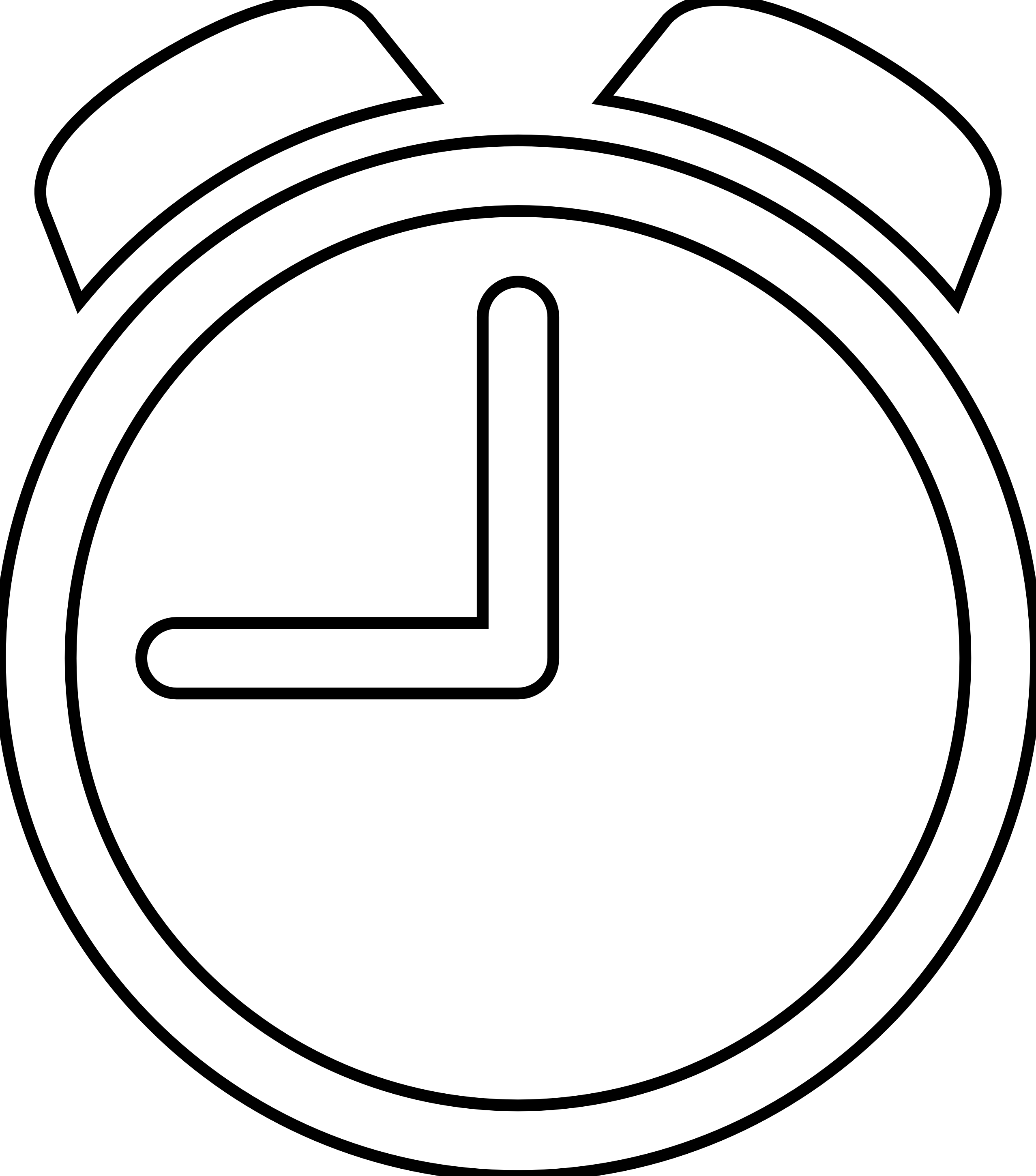 clipart clock black and white - photo #42