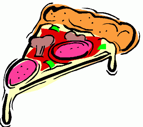 Pizza Clipart Black And White - Free Clipart Images