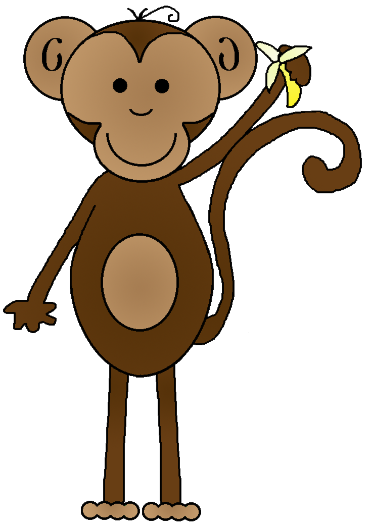 free clip art cute monkey - photo #40