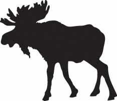 Moose Silhouette Clipart