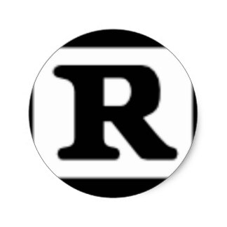 R Rated Stickers | Zazzle
