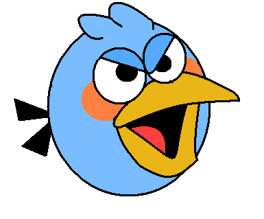 Black Angry Bird Clipart
