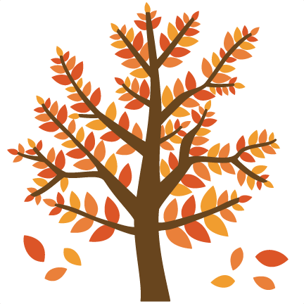 Cute Fall Tree Clipart