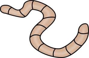 Earthworm Black And White Clipart