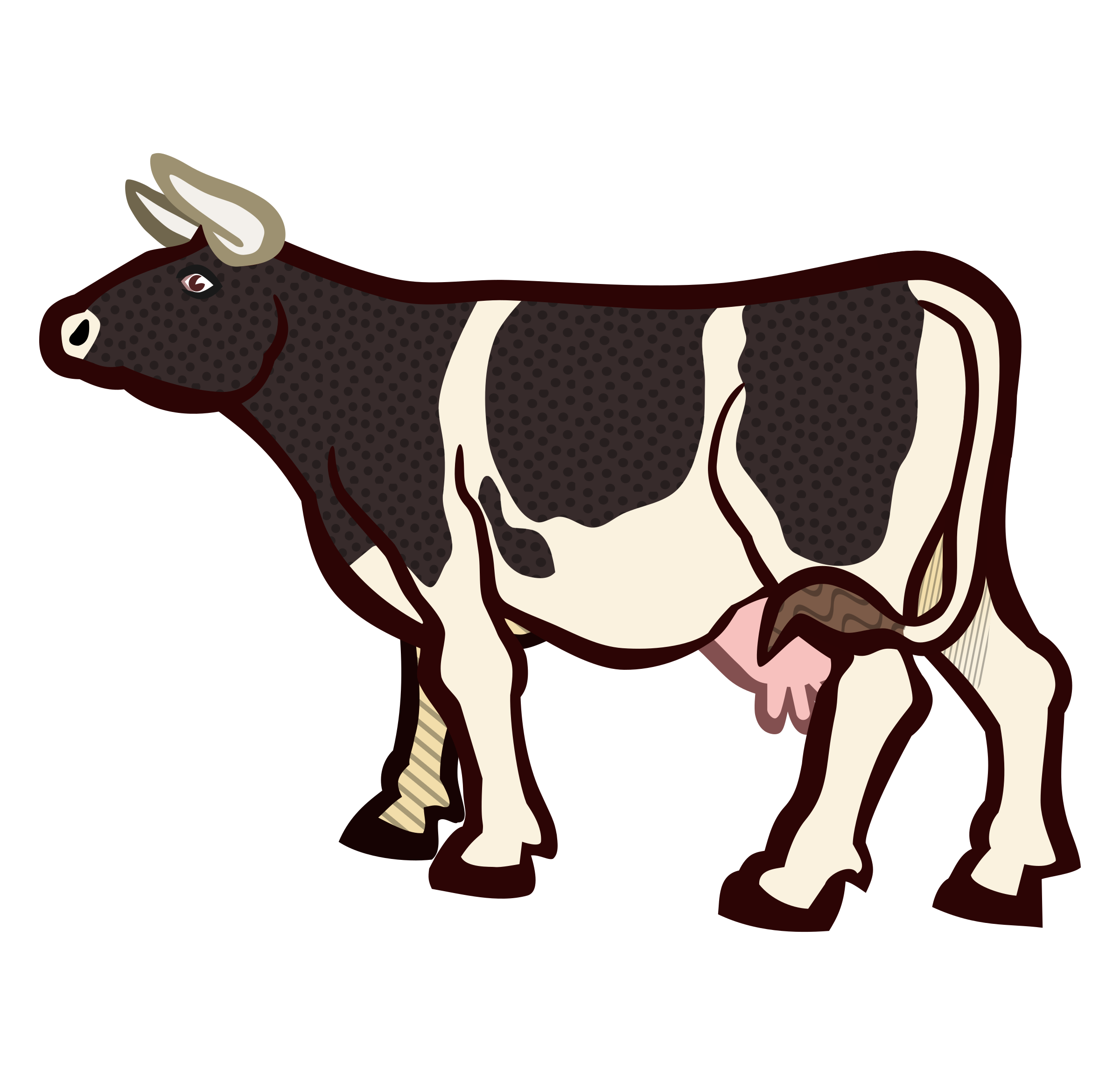 Cow Vector Art - Free Public Domain Stock Photo