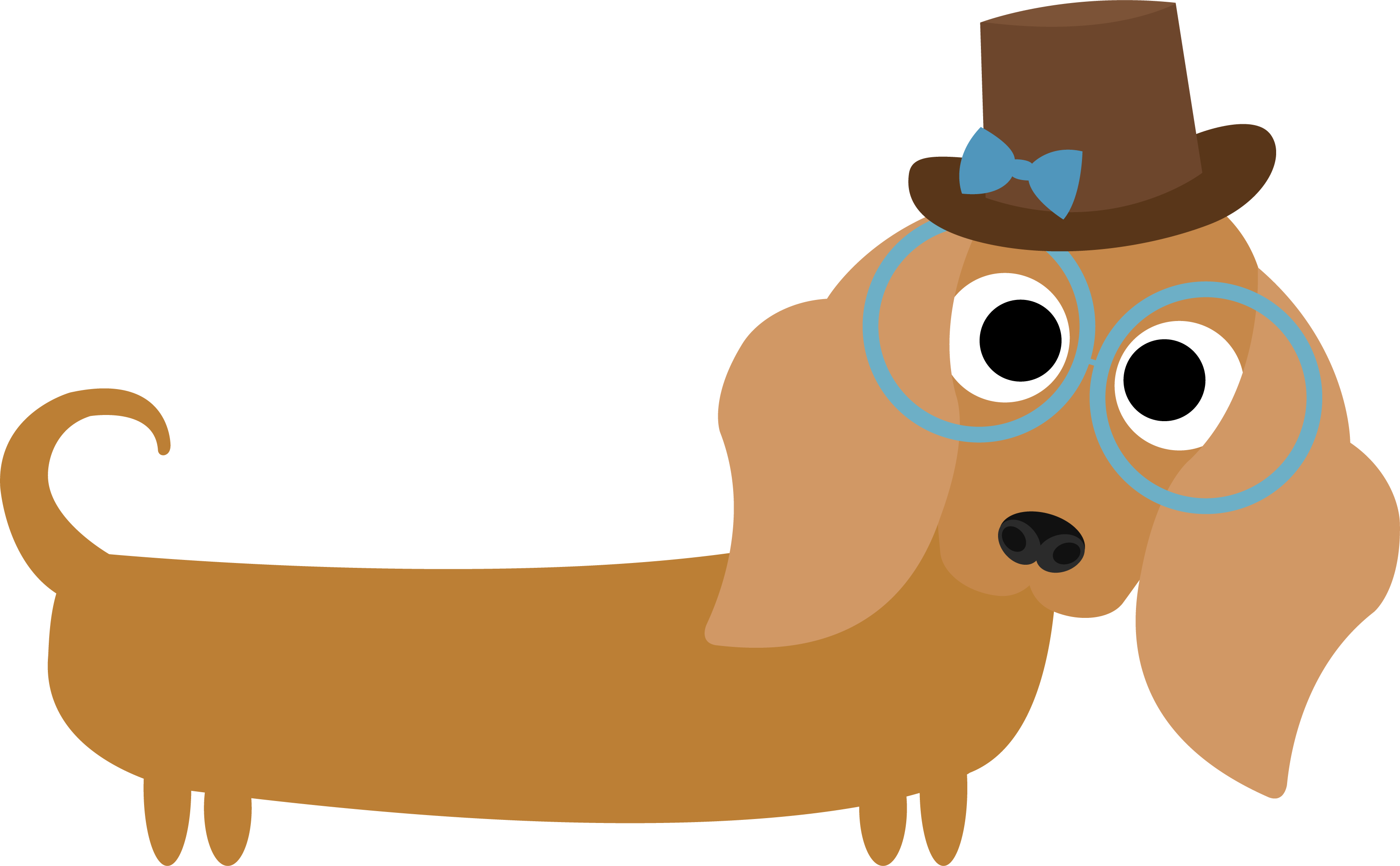 Weiner dog clipart png