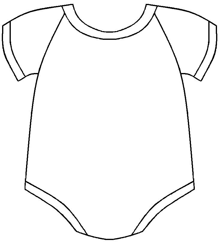 Free Printable Onesie Outline