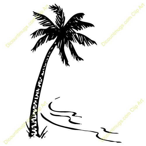 palm tree clip art coloring pages - photo #16
