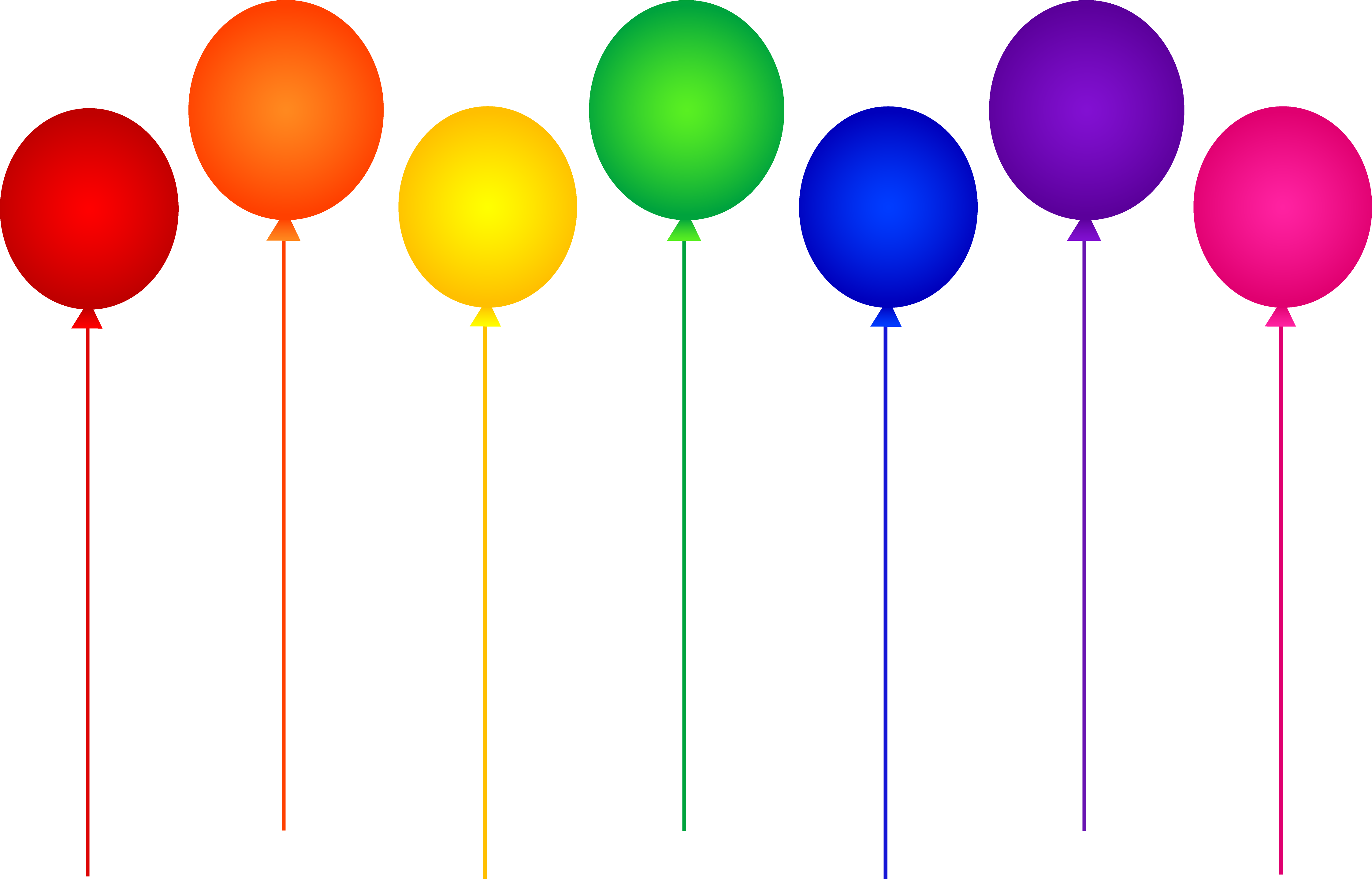 Birthday Balloons Clipart