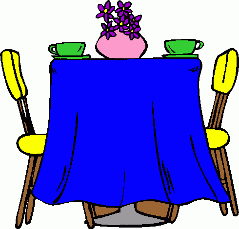 Family Dinner Table Clipart - Free Clipart Images