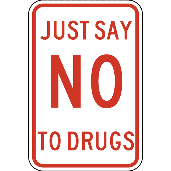 No To Drugs Sign Clipart Best
