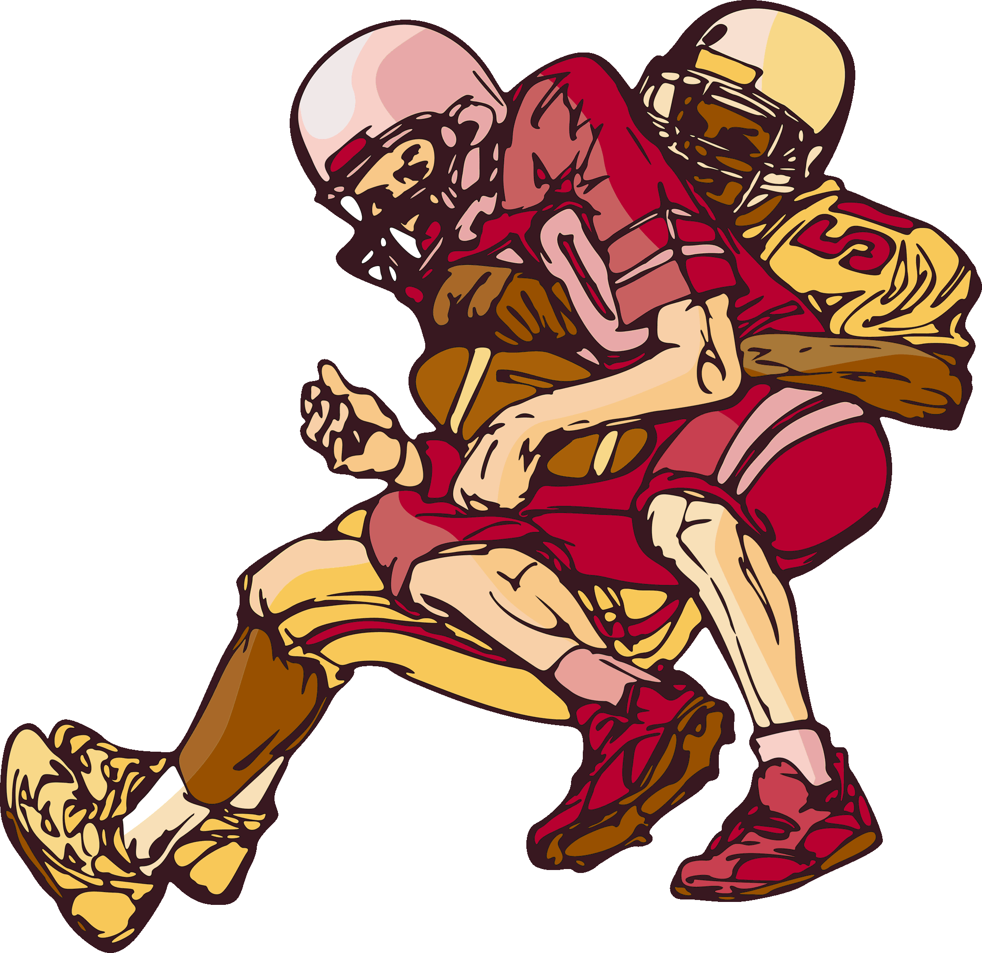 Football game clipart free