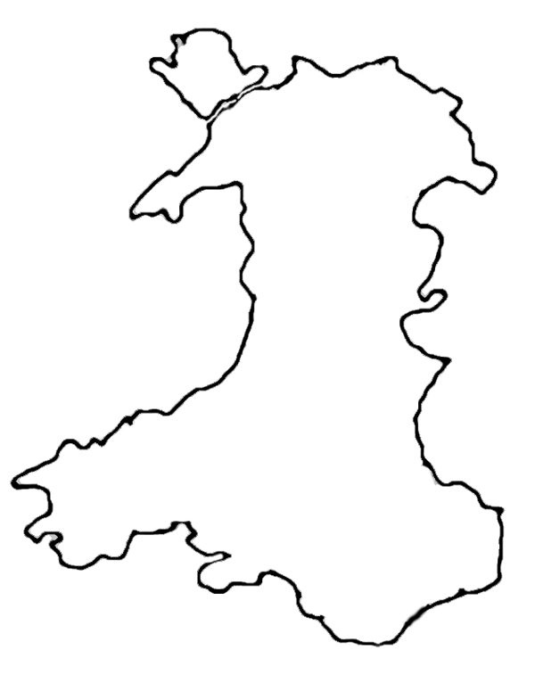 Wales Outline Map With Ukpng Wikipedia The Free Encyclopedia ...