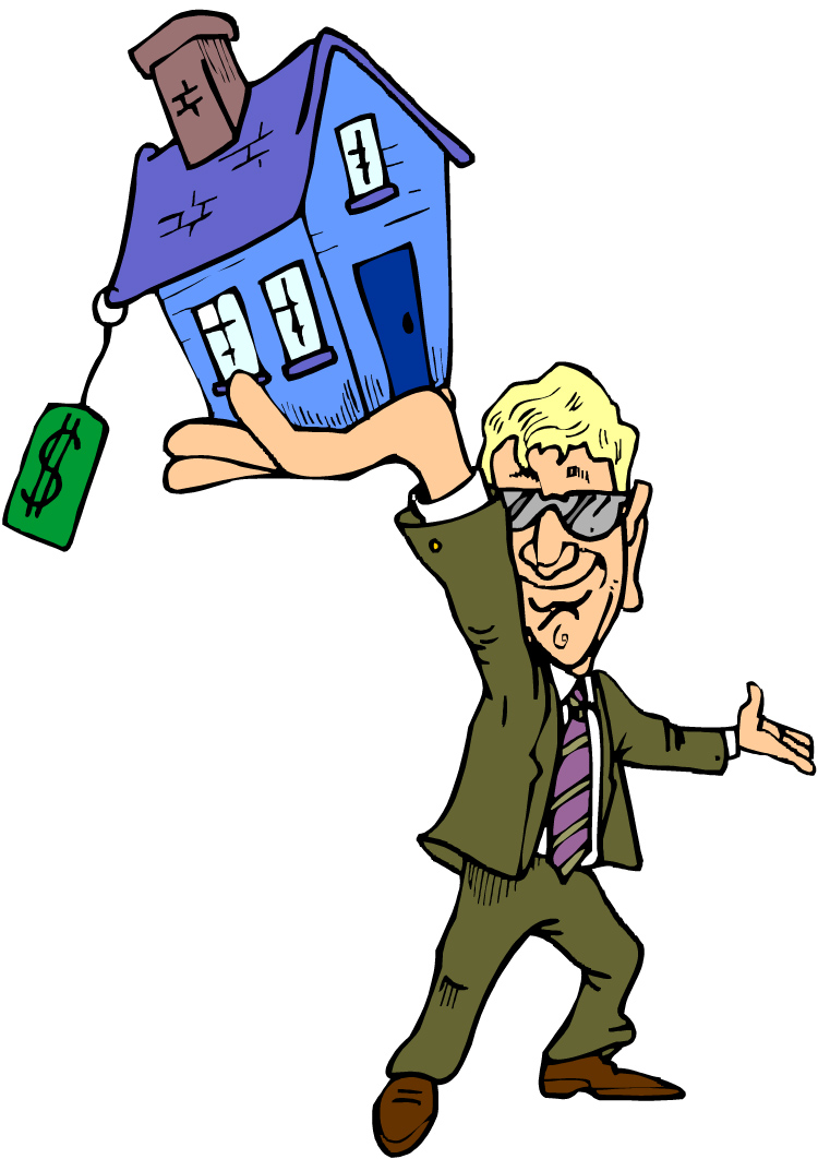Real estate agent clipart