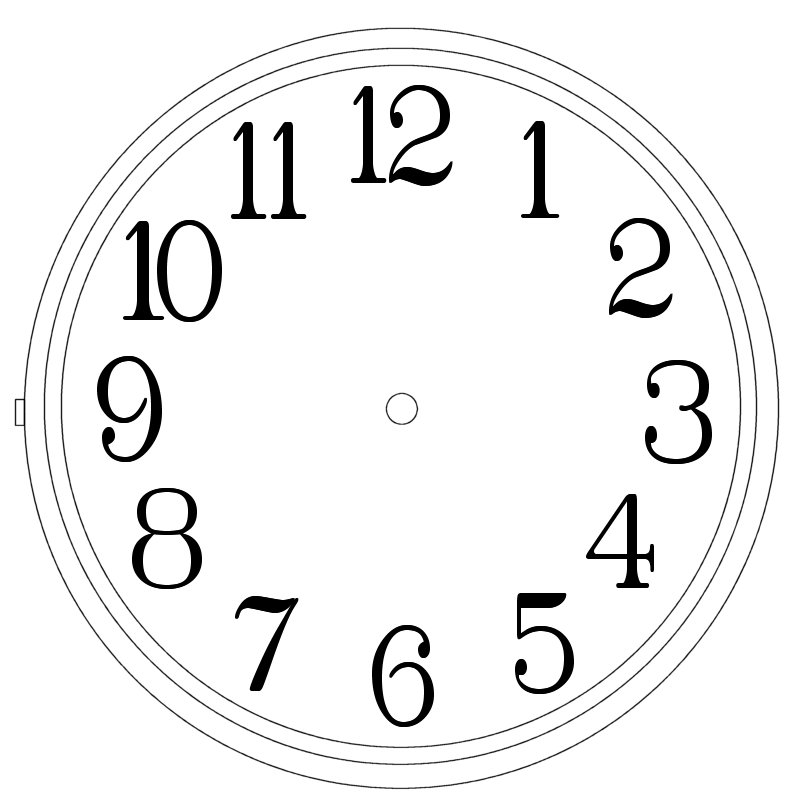 Clock Templates - ClipArt Best