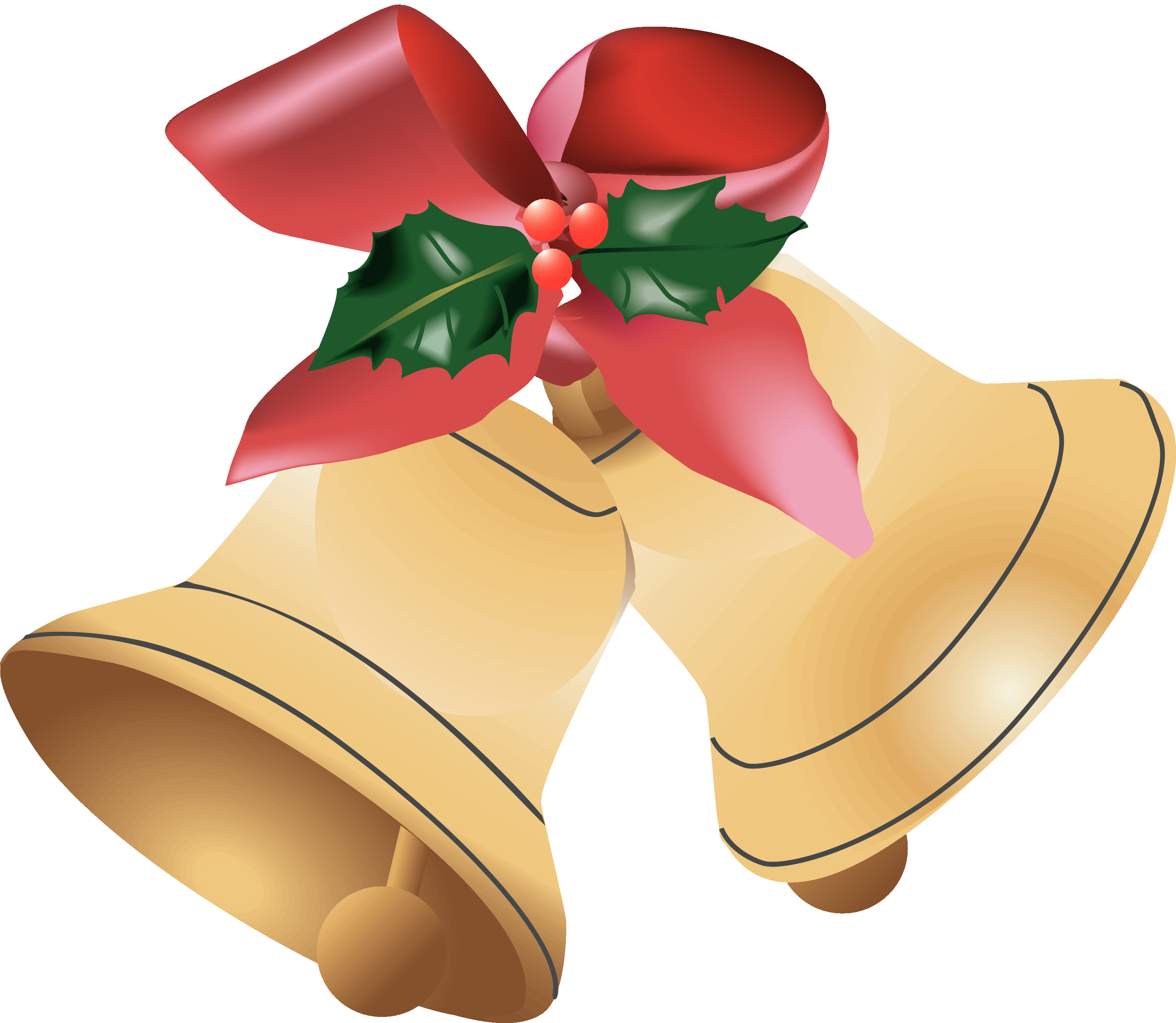 Christmas bell clip art clipart - FamClipart