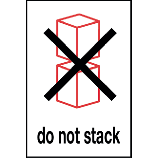 Do Not Stack, 4" x 6", Gloss Paper - Do Not Stack - International ...