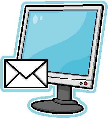 Clipart of computer email