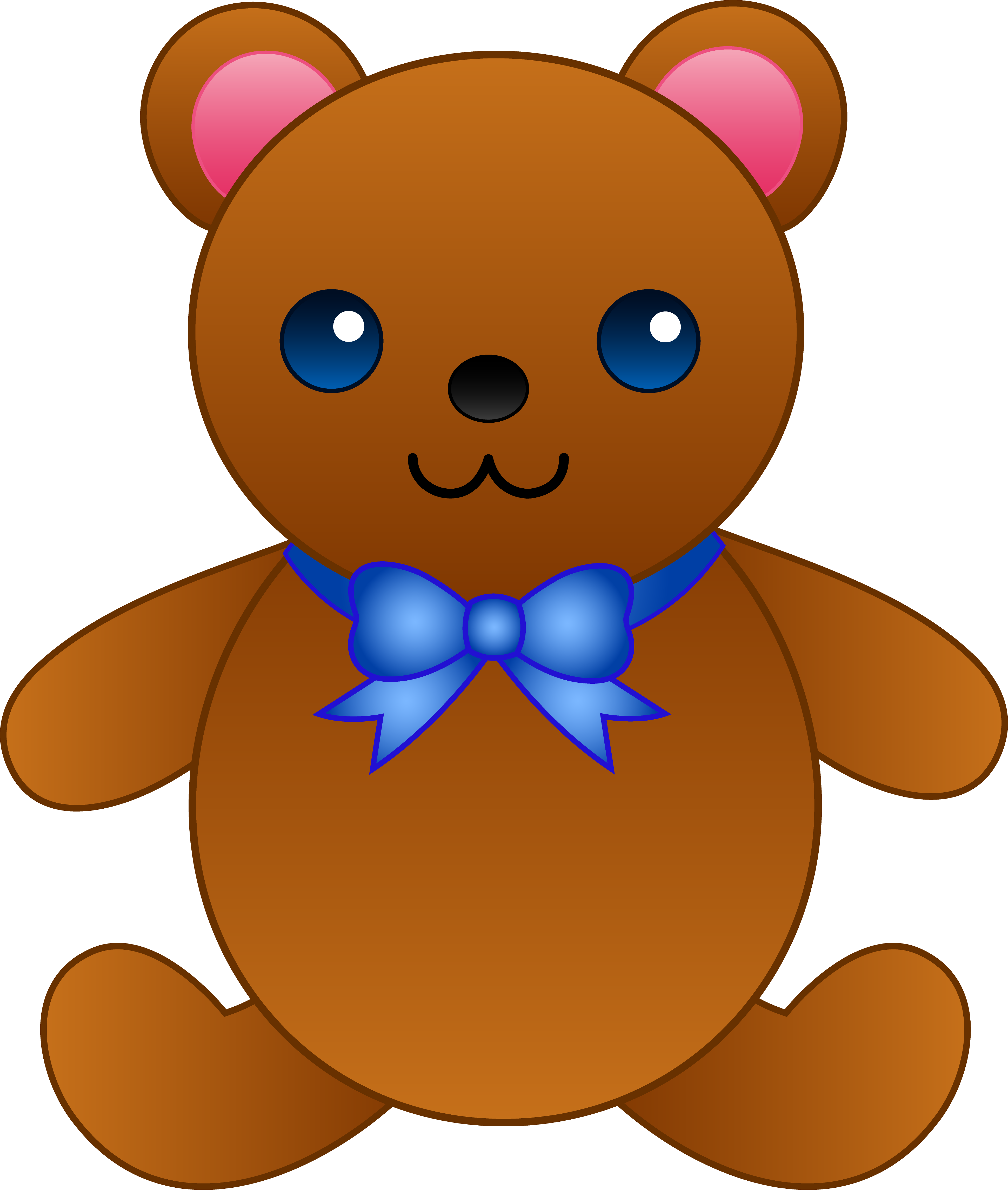 Animated teddy bear clipart